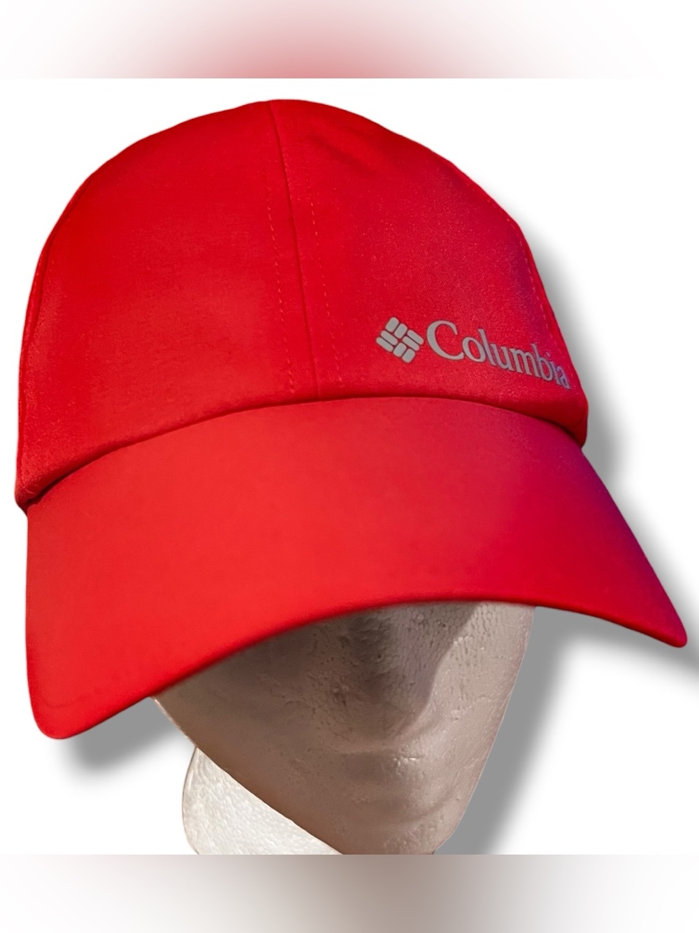 Columbia Sportswear Running Strap Back Hat Jogging Bike Golf Cap Hot Pink/coral